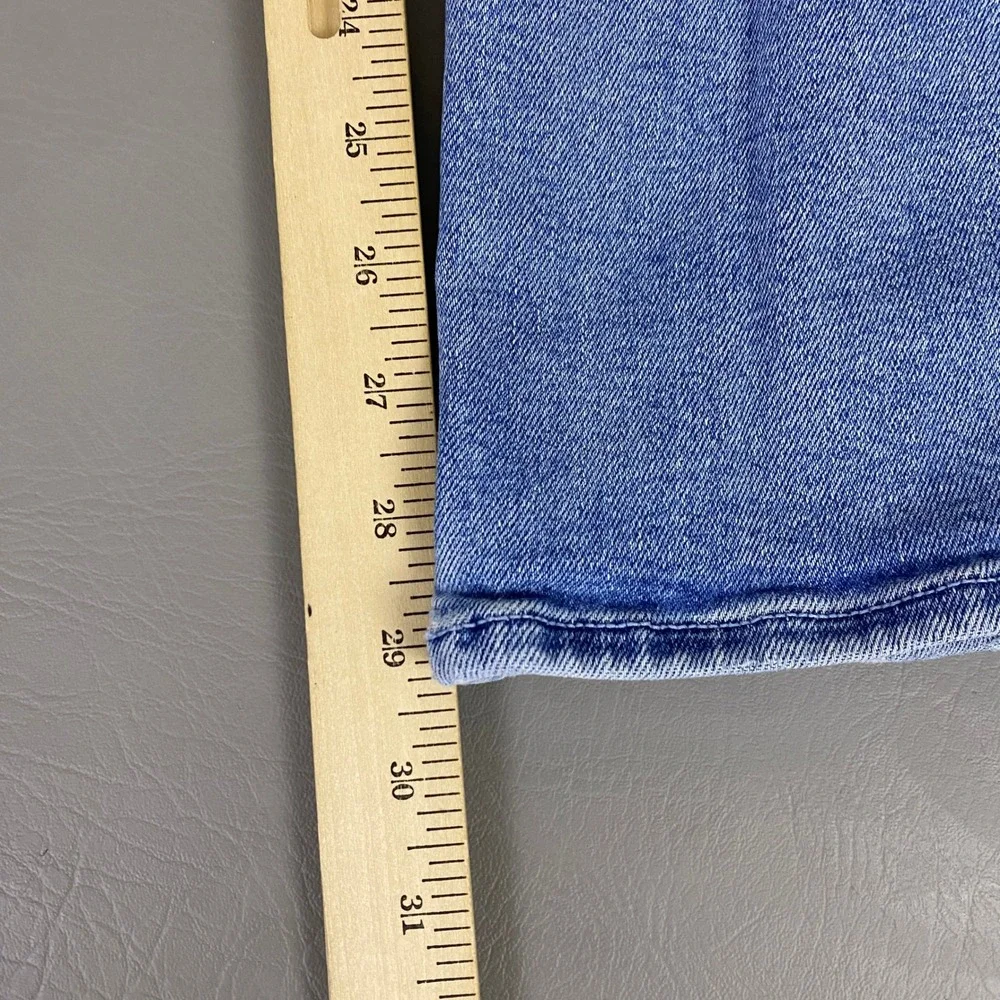 MOTHER High Waisted Rider Skimp Jeans Women's Size 25 Blue Distressed *Flaw Spot - Picture 12 of 16